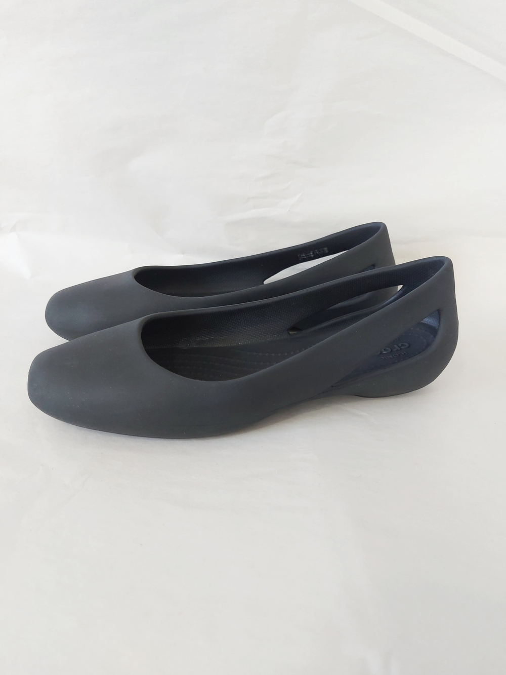 Crocs Women Casual Minimalist Ballet Flat Size 10 Comfort Slip-on Work Shoes